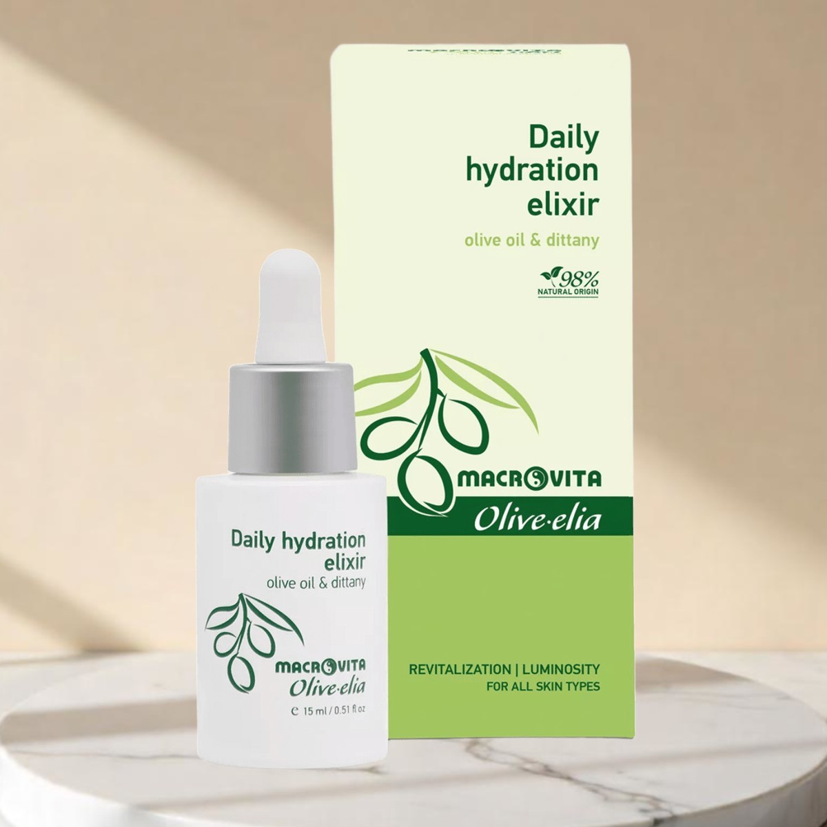 Olive.elia Tägliches Feuchtigkeits-Elixier | Intensive Hydration & Anti-Aging