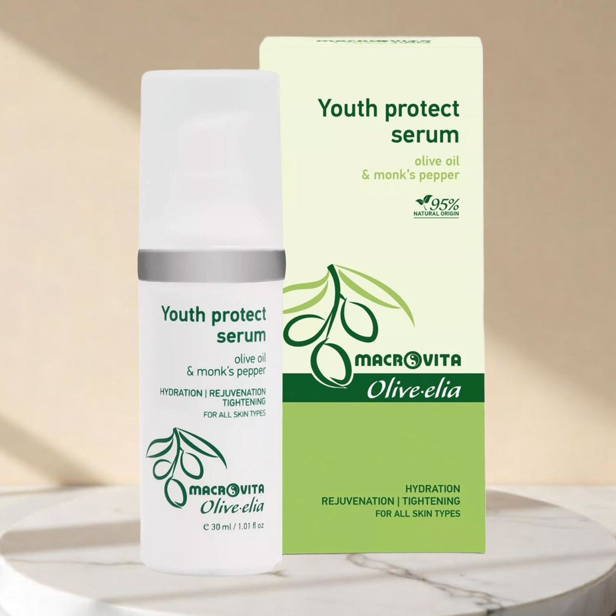 Olive.elia Youth Protect Serum | Anti-Aging und Feuchtigkeit