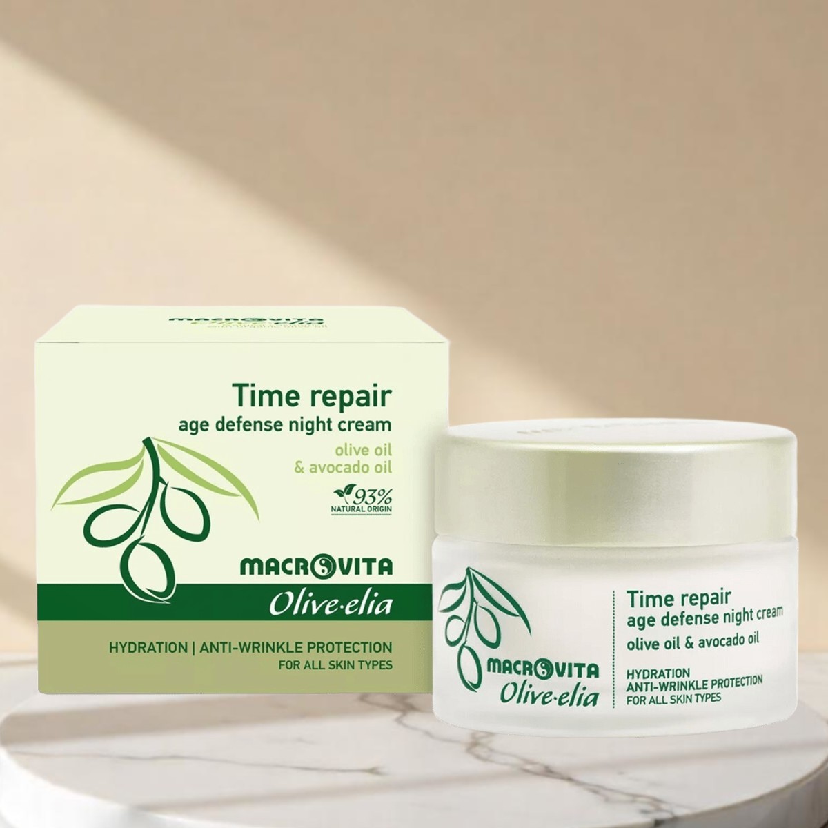 Olive.elia Time Repair Nachtcreme | Anti-Aging