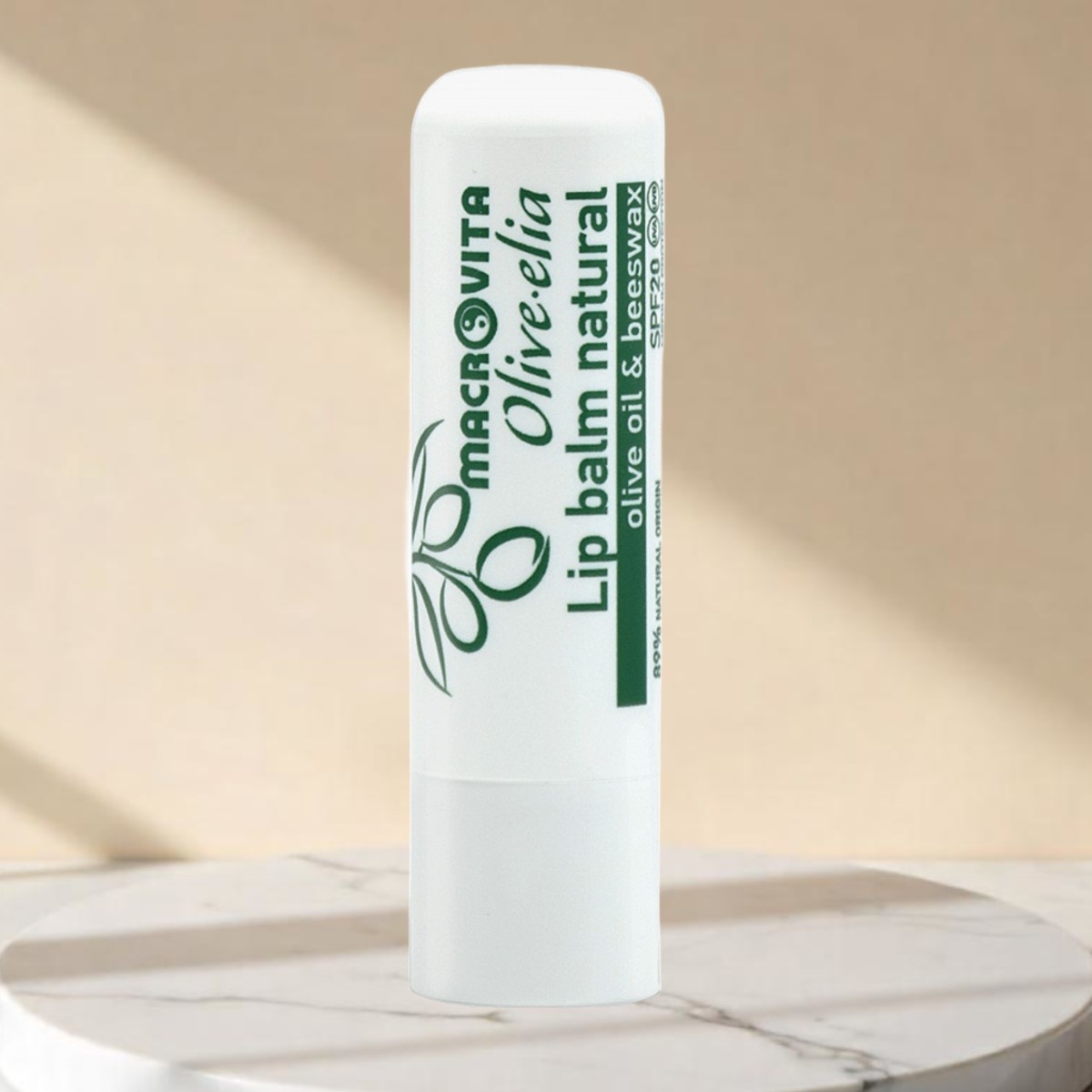 Olive.elia Lippenbalsam Natural LSF20 – Feuchtigkeit & Schutz