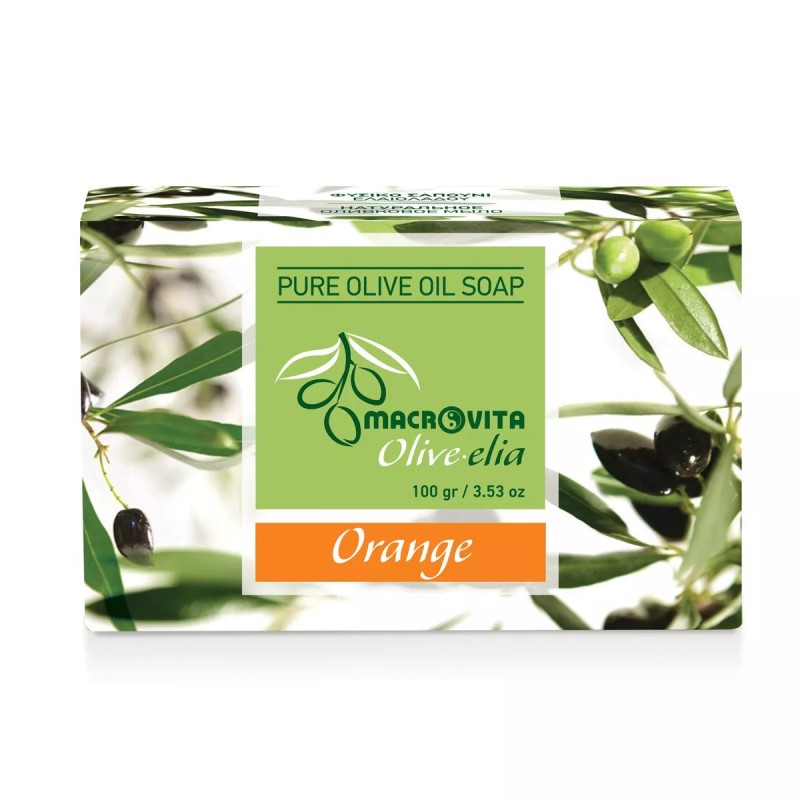 OLIVE.ELIA Olivenölseife Orange – Belebende Pflege