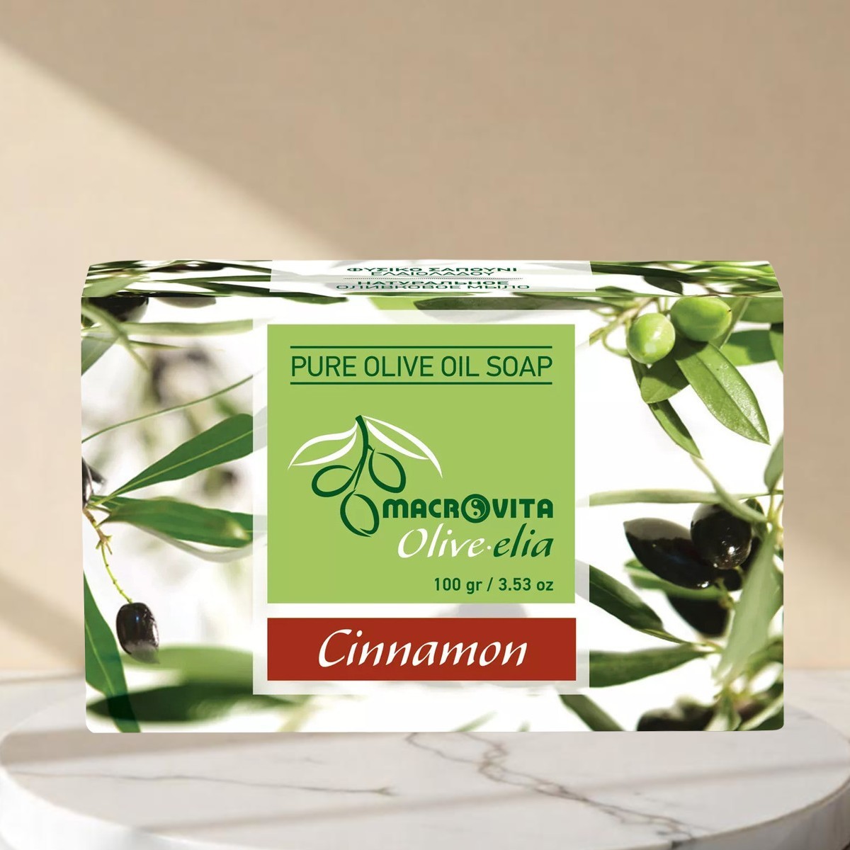 OLIVE.ELIA Olivenölseife Zimt – Mild & Nährend