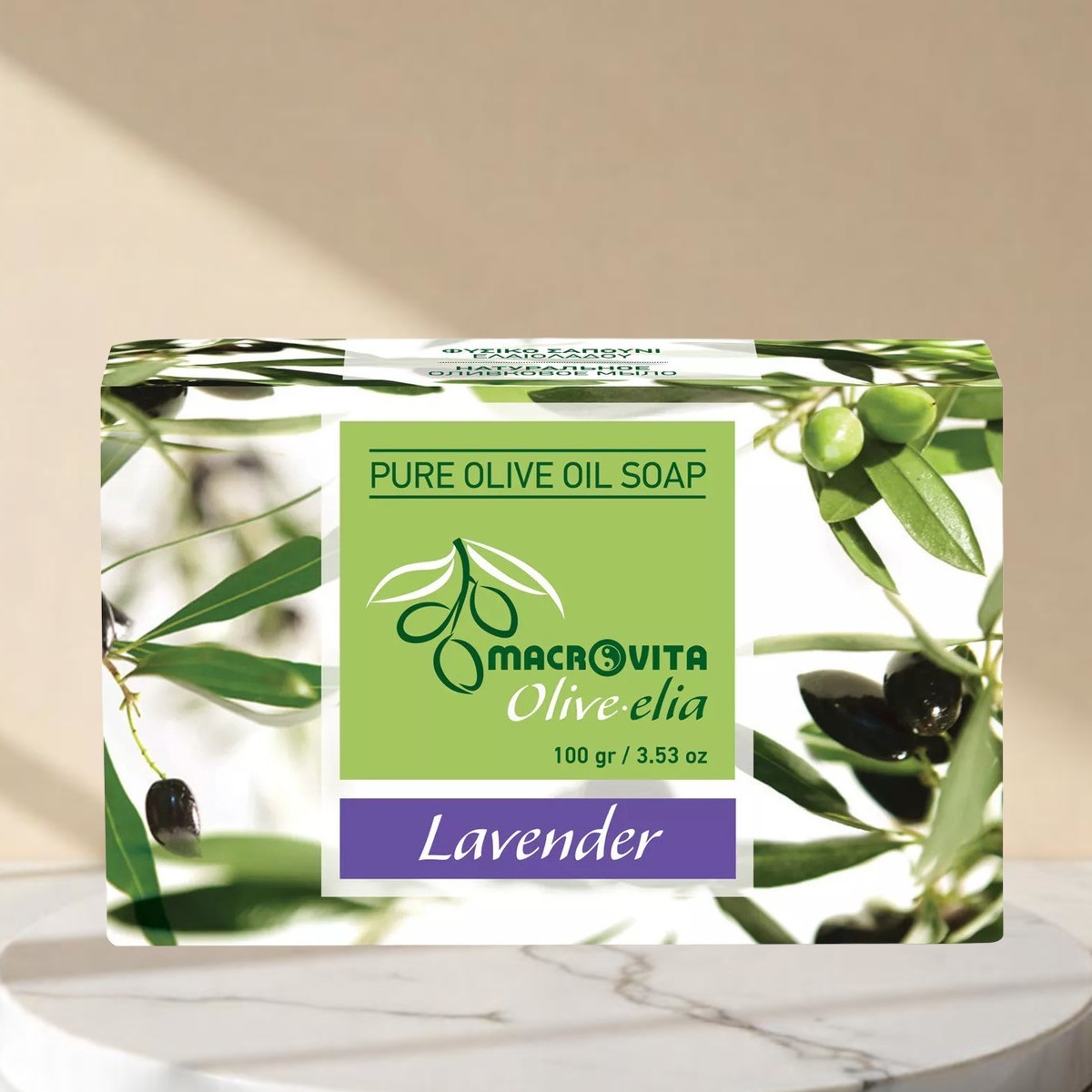 OLIVE.ELIA Olivenölseife Lavendel – Mild & Duftend