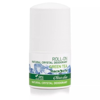 Olive.elia Natural Crystal Deodorant Roll-on Grüner Tee - Natürlicher Schutz