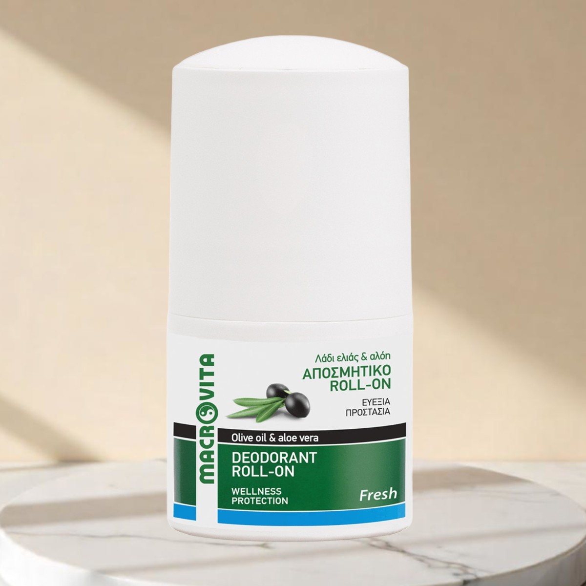 Macrovita Deodorant Roll-on Fresh | 24h Schutz ohne Aluminium