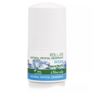Olive.elia Naturkristall Deodorant Roll-on Ozean - Frischer Meeresduft