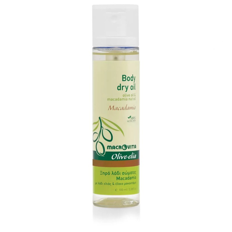 Körperöl (Dry Oil) Macadamia von Olive-elia | Luxuriöse Hautpflege