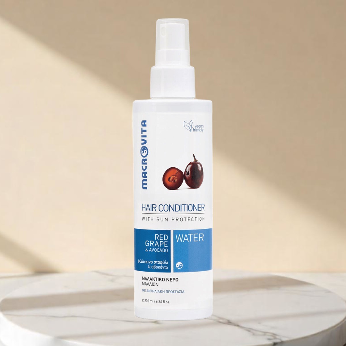 Macrovita Haarwasser Spray – Anti-Statik & Glanz