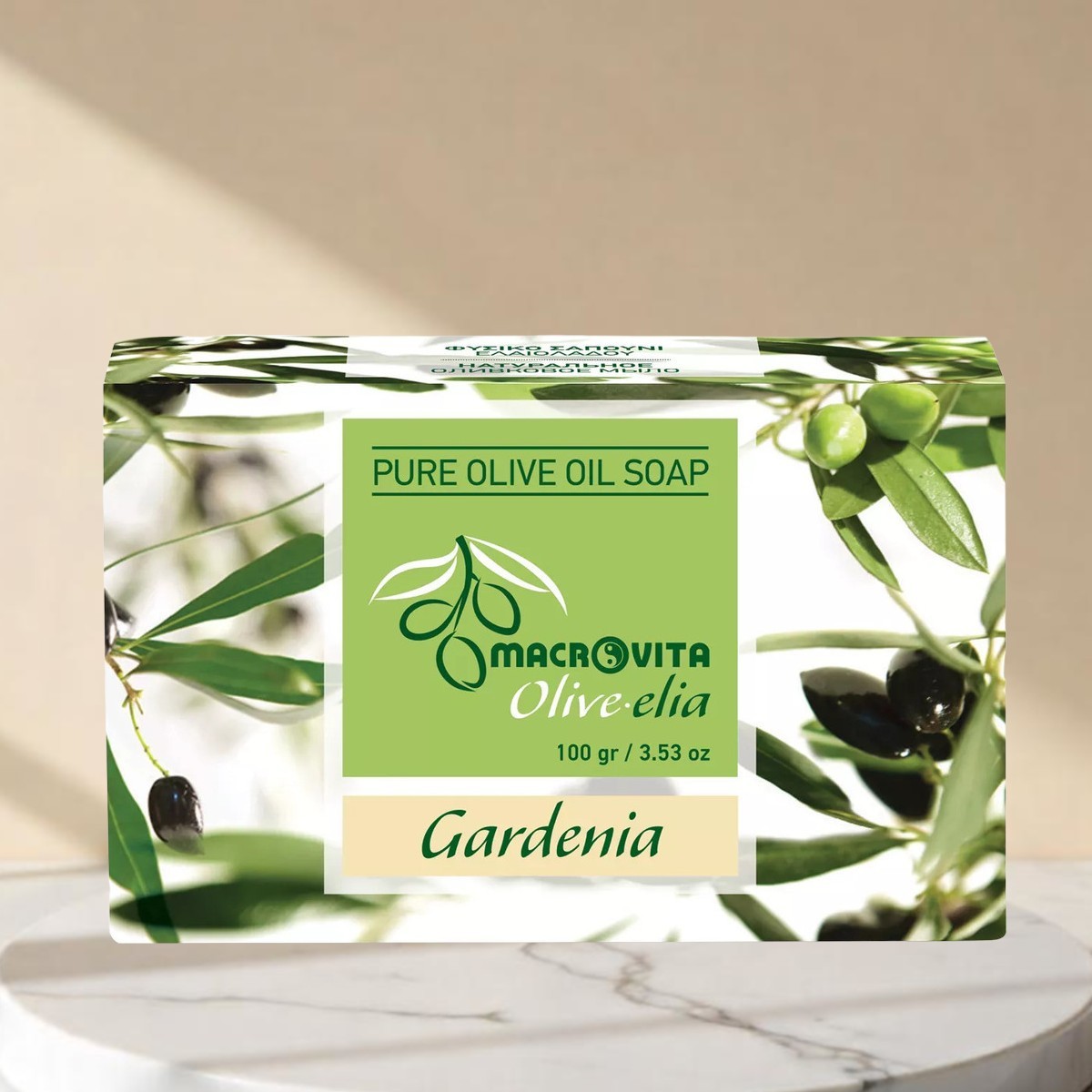 OLIVE.ELIA Olivenölseife Gardenia – Zarte Pflege