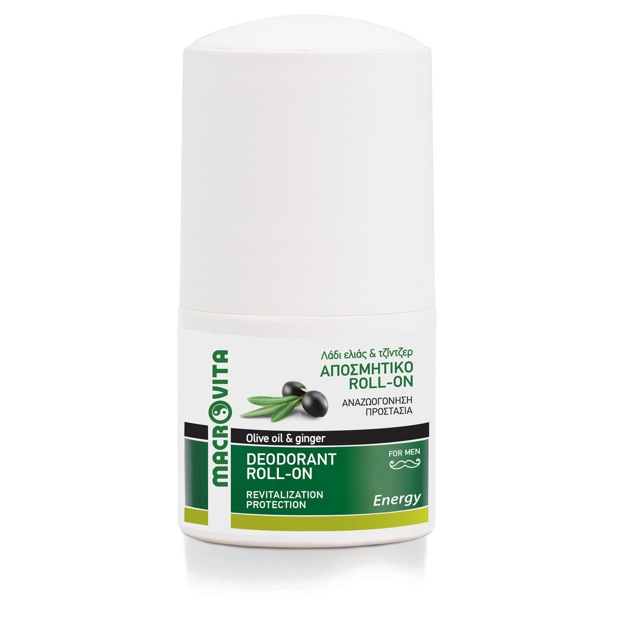 Macrovita Deodorant Roll-on Energy für Männer – 24h Schutz