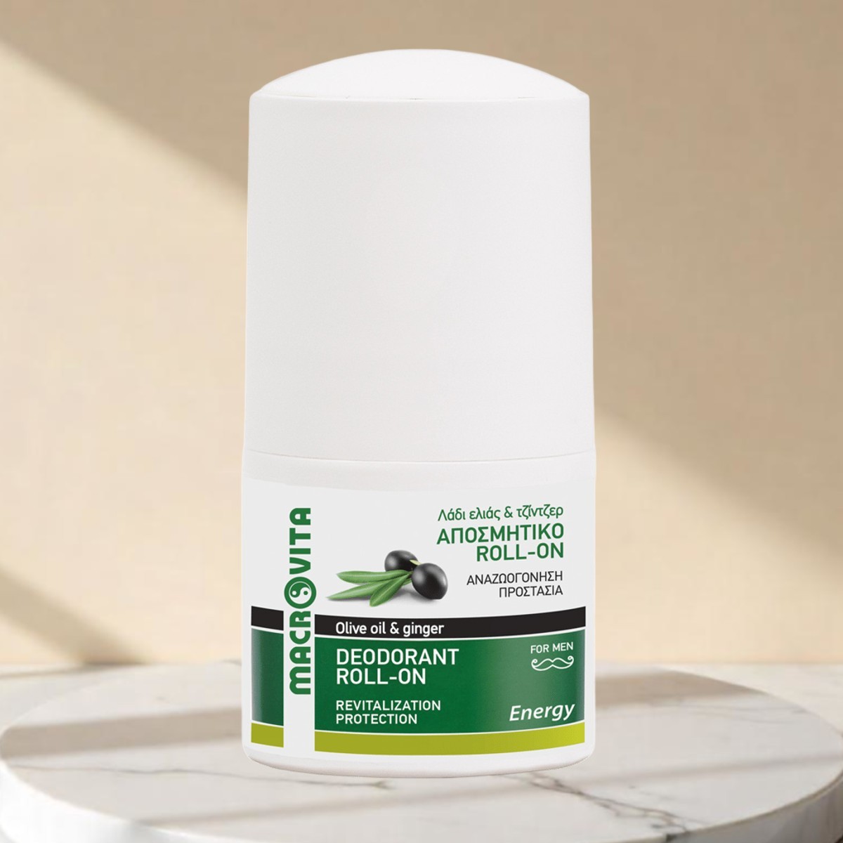 Macrovita Deodorant Roll-on Energy für Männer – 24h Schutz