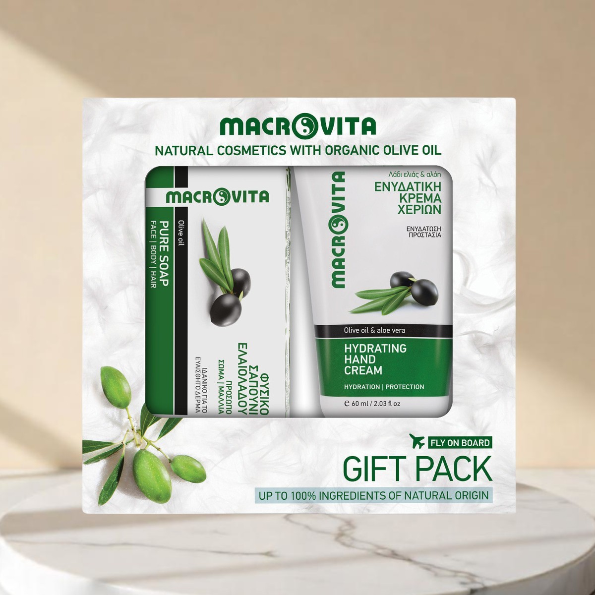 Macrovita Handpflege I | Handcreme mit Olivenöl &  Seife