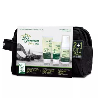 Olive.elia Herren Pflegeset: After Shave, Gesichtscreme & Rasierschaum
