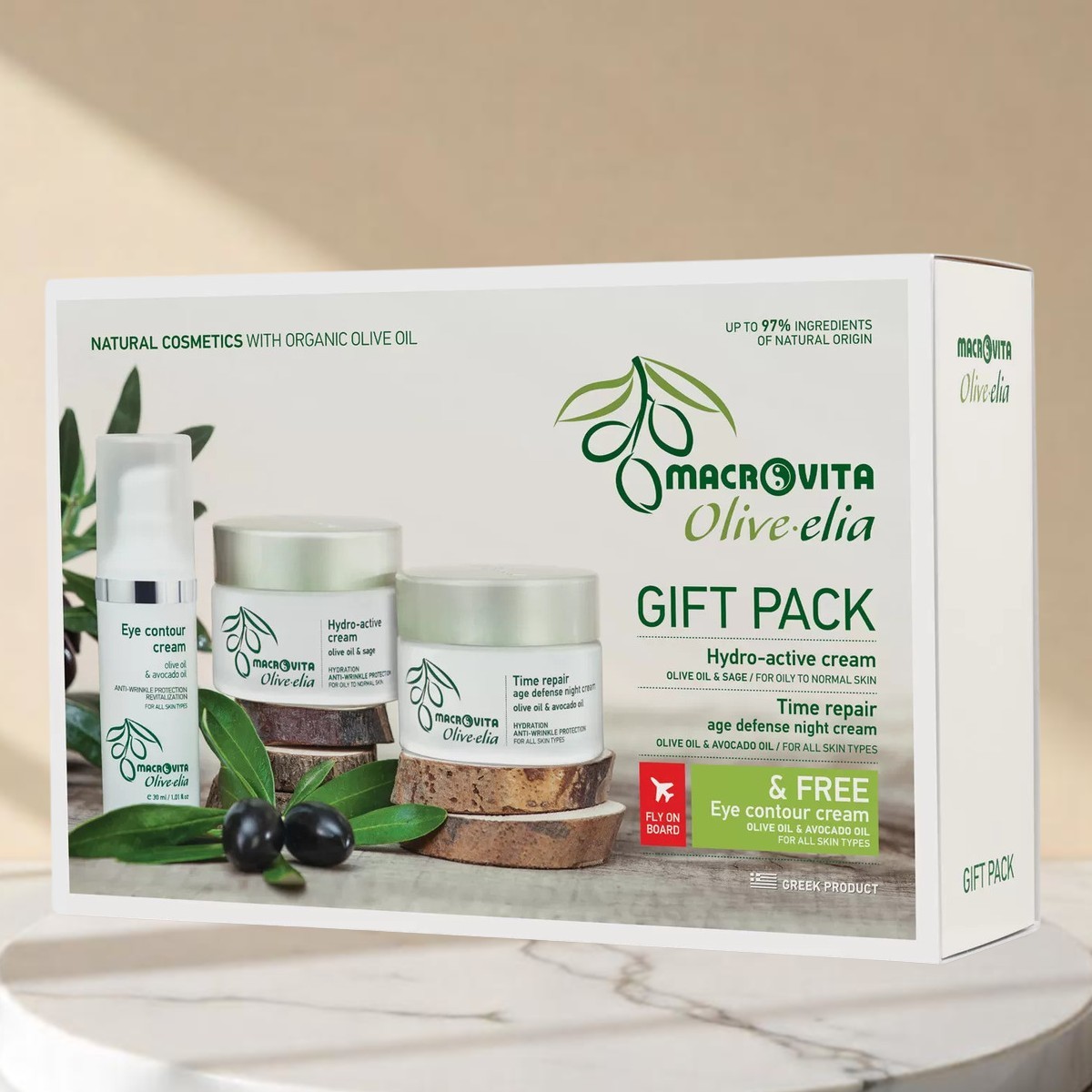 Geschenkset Gesichtspflege 1 | Naturkosmetikset Olive-elia