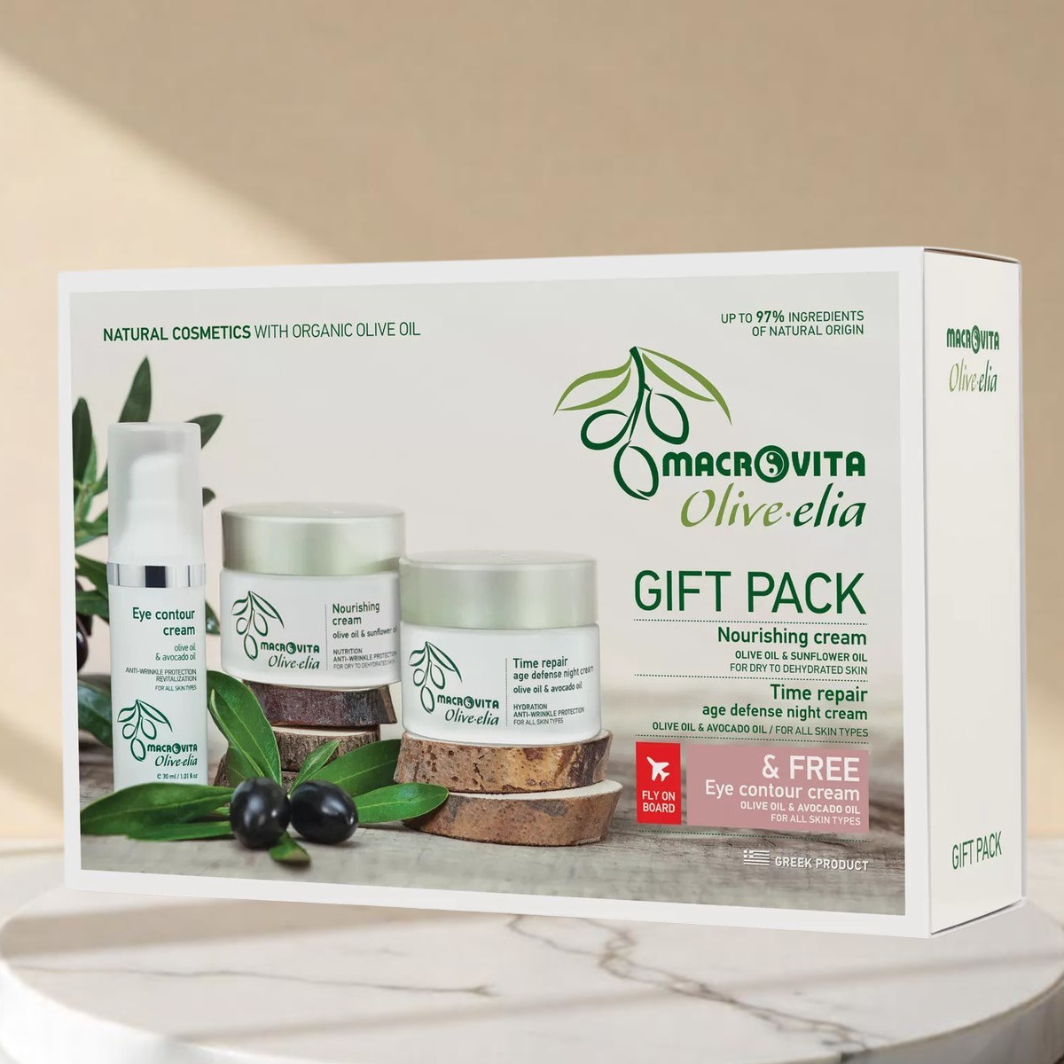 Geschenkset Gesichtspflege 2 | Premium Hautpflege von Olive-elia