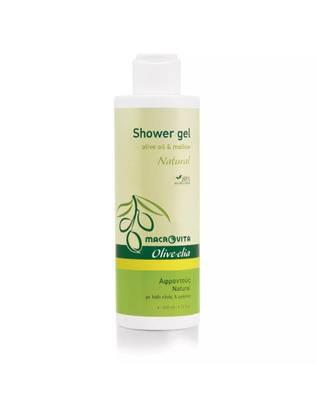 33006_Olive Elia_Dusch gel Natural 200ml_Macroviva
