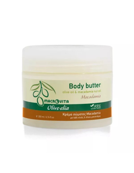 33181_Olive elia_Body butter Macadamia 200ml_Macroviva 1