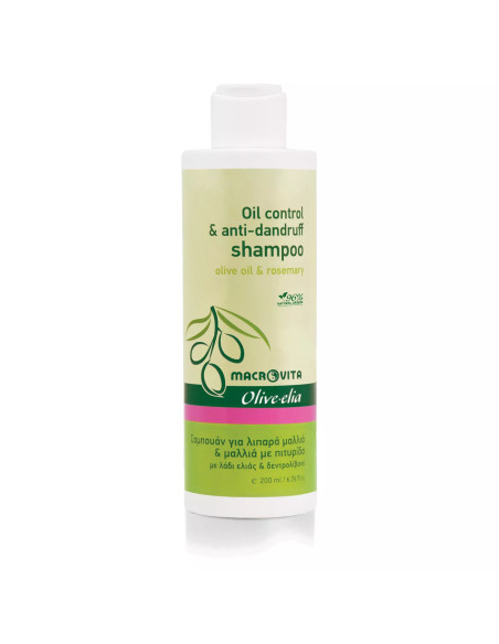 33145_Olive elia_Anti-Schuppen Shampoo fettausgleichend 200ml_Macroviva 1