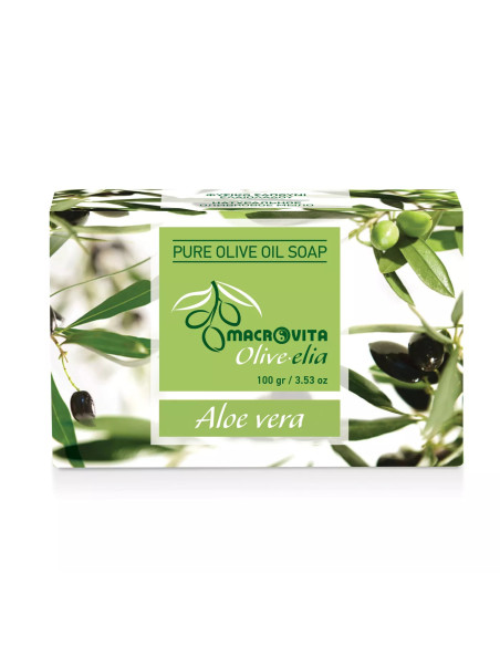 33170_Olive elia_Reine Olivenölseife Aloe vera 100g_Macroviva 2